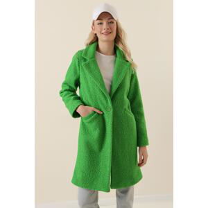 Bigdart 9082 Oversize Cashmere Coat - Green