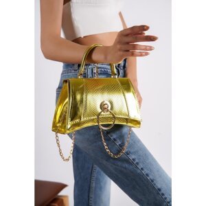 Capone Outfitters Handbag - Yellow - Plain