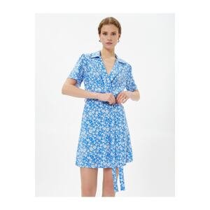 Koton Shirt Dress Belted Double Breasted Ecovero® Viscose