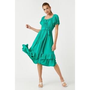 Koton Flounce Midi Length Dress