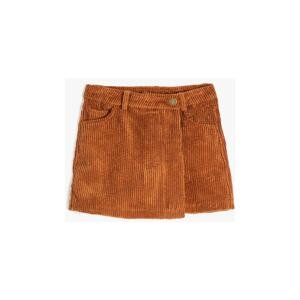 Koton Girl's Brown Skirt