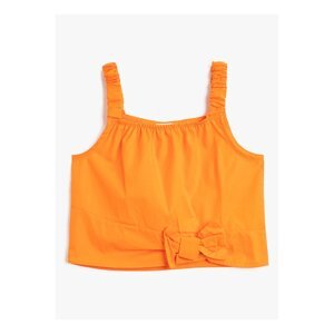 Koton Plain Orange Girl's Blouse 3skg60009aw