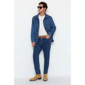 Trendyol Men's Blue Relax Fit Boyfriend Jeans Denim Trousers