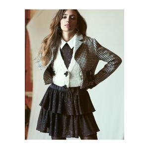 Koton Rachel Araz X - Frilly Sleeveless Mini Evening Dress