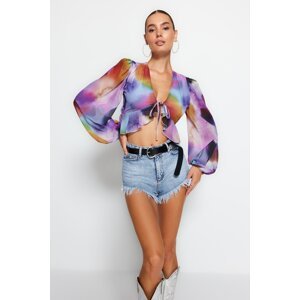 Trendyol Multicolored Flounce Blouse