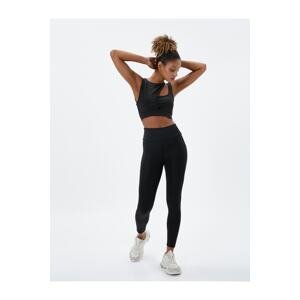 Koton Basic Sports Tights with Stitching Detail
