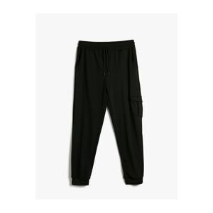 Koton Jogger Sweatpants High Waist Laced Pocket Detailed