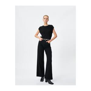 Koton Wide Leg Denim Trousers Normal Waist - Bianca Jeans