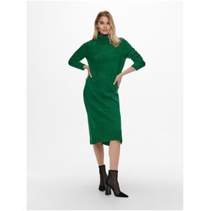 Zelené dámské svetrové šaty ONLY Brandie - Dámské