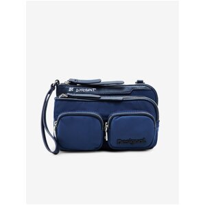 Modrá dámská crossbody kabelka Desigual Pocketmas Linda - Dámské