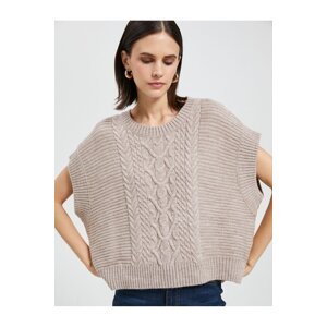 Koton Oversize Knitted Sweater Bat Sleeve