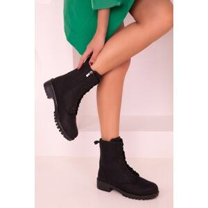 Soho Black Women's Boots & Booties 13734