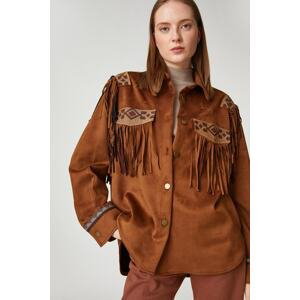 Koton Girl's Brown Jacket