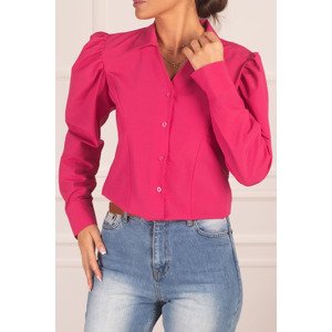 armonika Women's Fuchsia Watermelon Sleeve Fit Cut Shirt