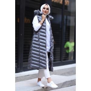InStyle Long Vest - Gray