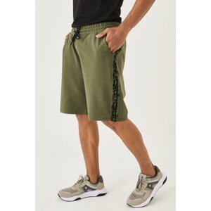 ALTINYILDIZ CLASSICS Men's Khaki Standard Fit Normal Fit Casual Knitted Shorts