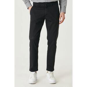 ALTINYILDIZ CLASSICS Men's Black Comfort Fit 360 Degree All-Way Side Pocket Trousers