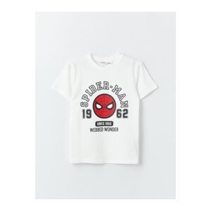 LC Waikiki Crew Neck Spiderman Printed Short Sleeve Boy T-Shirt