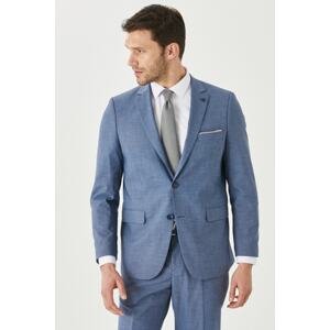 ALTINYILDIZ CLASSICS Men's Navy Blue Regular Fit Comfortable Cut Suit