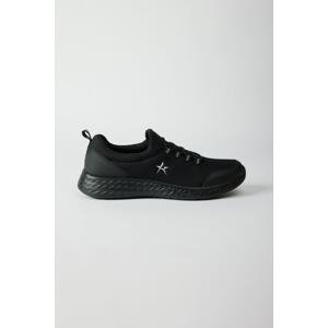 ALTINYILDIZ CLASSICS Men's Black Daily Comfortable Sole Sneaker Sports Shoes
