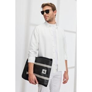 ALTINYILDIZ CLASSICS Men's White Easy-to-Iron Slim Fit Slim Fit Button Collar Seerpy Patterned Shirt
