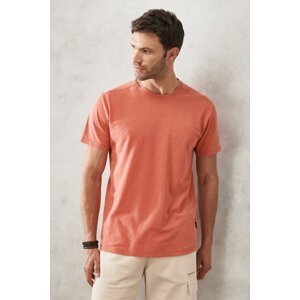 AC&Co / Altınyıldız Classics Men's Tile Slim Fit Slim Fit Crewneck Cotton T-Shirt.