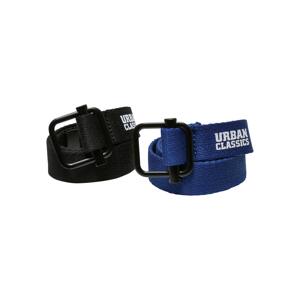 Industriální plátěný pásek Kids 2-Pack černo/modrý