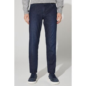 AC&Co / Altınyıldız Classics Men's Navy Blue Comfort Fit Relaxed Cut Carlos Denim Flexible Jean Jeans