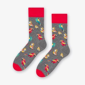 Ponožky Papoušci 079-267 Melange Grey