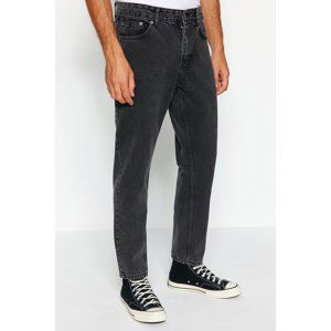 Trendyol Men's Anthracite Relax Fit Boyfriend Jeans Denim Trousers