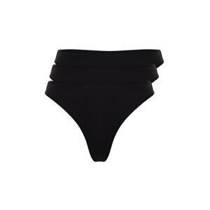 Trendyol Curve 3-Pack Black Briefs