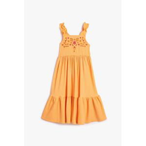 Koton Girl's Orange Dress