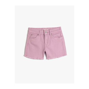 Koton Girls Lilac Shorts & Bermuda