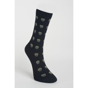 ALTINYILDIZ CLASSICS Men's Black Patterned Socks