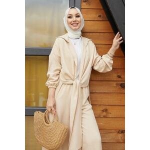 InStyle Vema Slit Casual Two-piece Suit - Beige