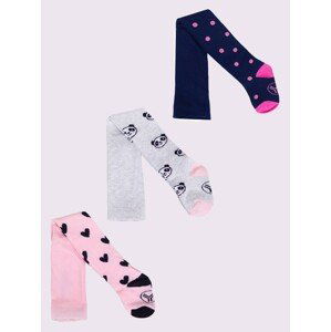 Yoclub Kids's Tights 3-Pack RAB-0003G-AA00-024