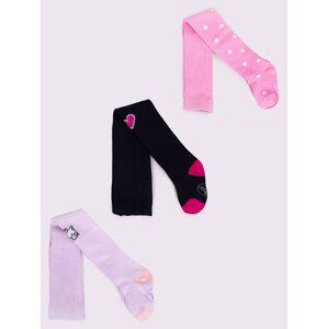 Yoclub Kids's Tights 3-Pack RAB-0003G-AA00-025