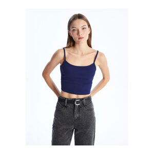 LC Waikiki Women's U Neck Straight Straps Crop