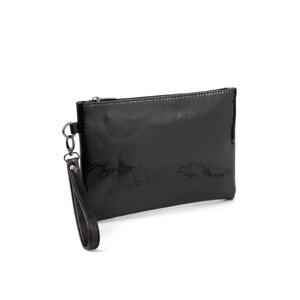 Capone Outfitters Paris Women's Clutch Portfolio Black Bag