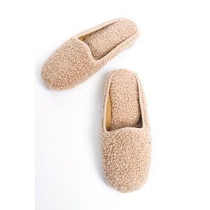 Capone Outfitters Women's Slippers Plush Nude Indoor Slippers
