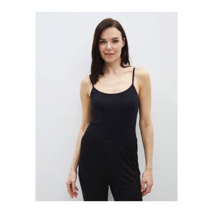 LC Waikiki Women's U Neck Straight Strap Bodysuit