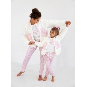 Sweatshirt Sensis Nanny Kids L/R 134-152 ecru-pink 001
