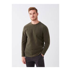 LC Waikiki Crew Neck Long Sleeve Fleece Men's Sweatshirt