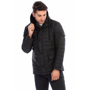 K8638 DEWBERRY MEN'S COAT-BLACK