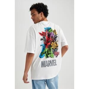 DEFACTO Comfort Fit Marvel Licensed Crew Neck Printed T-Shirt