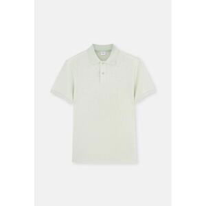 Dagi Open Mint Polo Neck Foam Jacquard T-Shirt