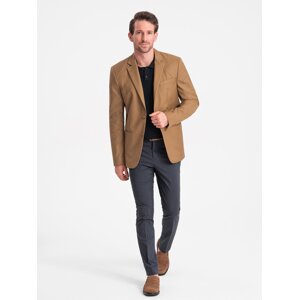 Ombre Classic men's jacket with pillowcase pocket - caramel