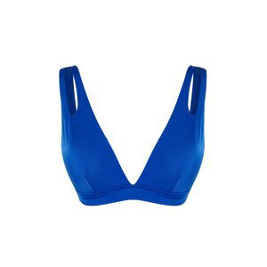 Trendyol Saks Triangle Cut Out/Window Bikini Top