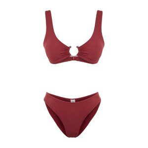 Trendyol Burgundy Bralette Accessory Bikini Set