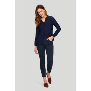 Greenpoint Woman's Blouse BLK01300 Navy Blue
